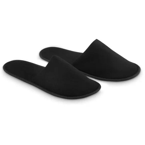 Hotelslippers in pouch Zwart