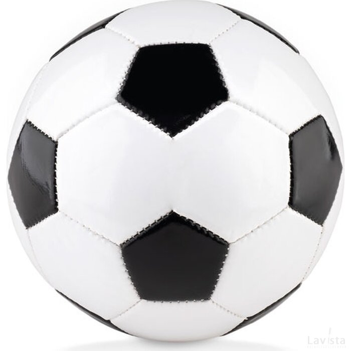 Kleine voetbal 15cm Mini soccer wit/zwart