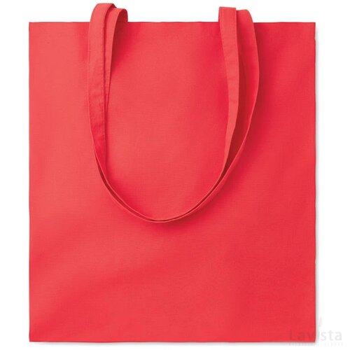 Boodschappentas 180 g/m² Cottonel colour ++ rood