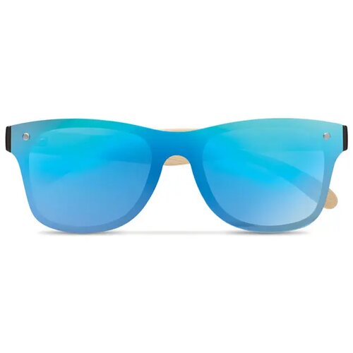 Zonnebril met all-over spiegelglas Blauw