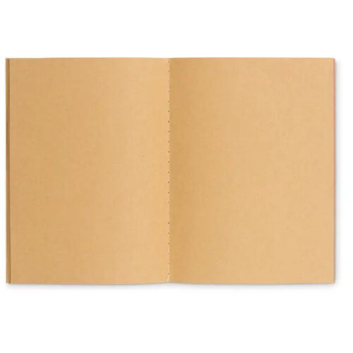 A6 schrift met karton omslag Mini paper book Beige