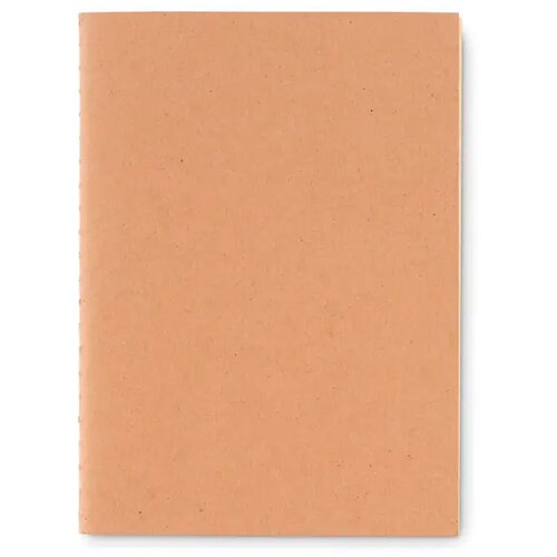 A6 schrift met karton omslag Mini paper book Beige