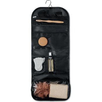 Reis toilettas Cote bag zwart
