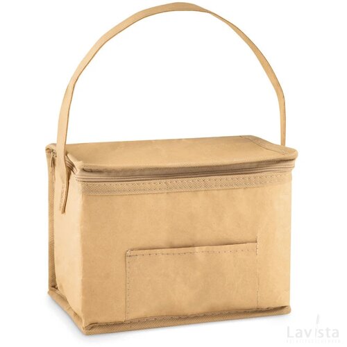 Koeltas papier voor 6 blikjes Papercool beige