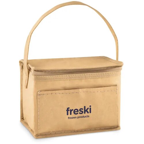 Koeltas papier voor 6 blikjes Papercool beige