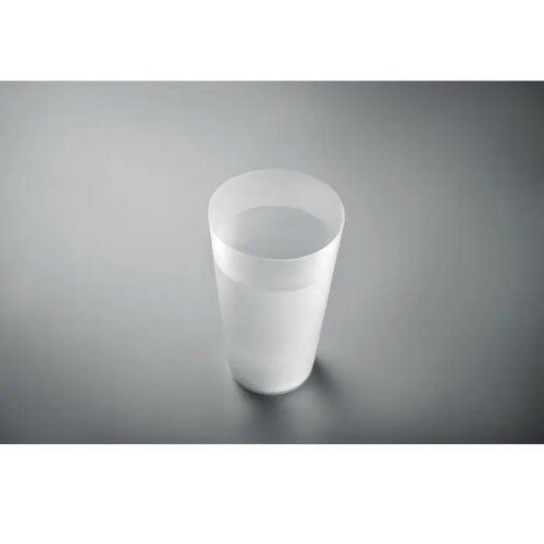 Herbruikbare event beker 500ml Wit