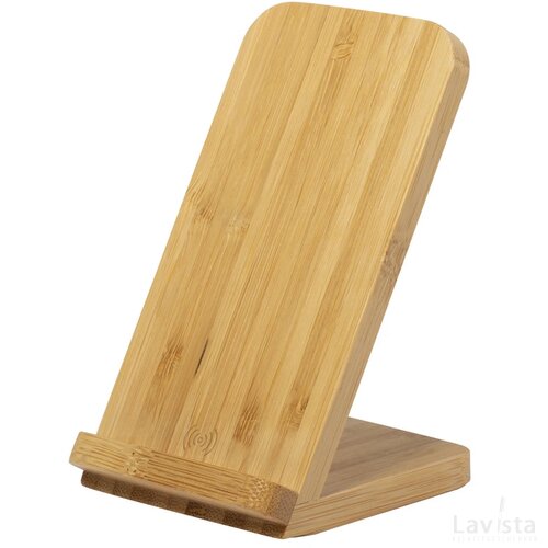 Dimper Draadloze Oplader Met Telefoon Houder Bruin