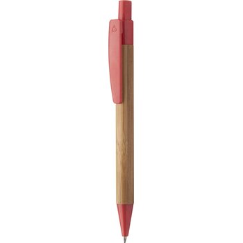Boothic Bamboe Balpen Rood