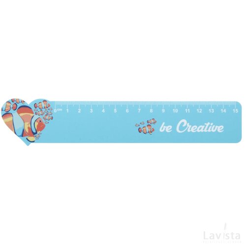 Couler 15 Liniaal Van 15 Cm, Hart Wit