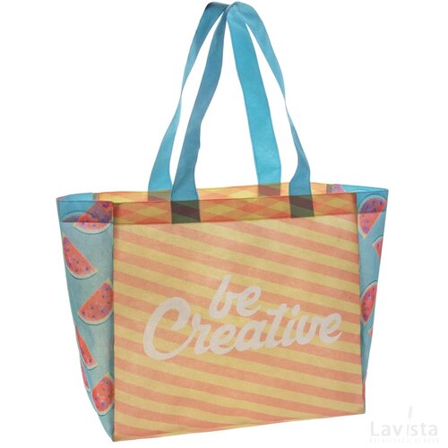 Suboshop B Custom Made Non-Woven Shopper Wit