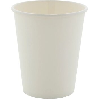 Papcap M Papieren Beker Wit