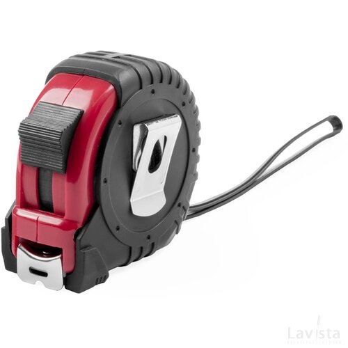 Lange rolmaat 7,5m Rood