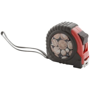 Lange rolmaat 7,5m Rood