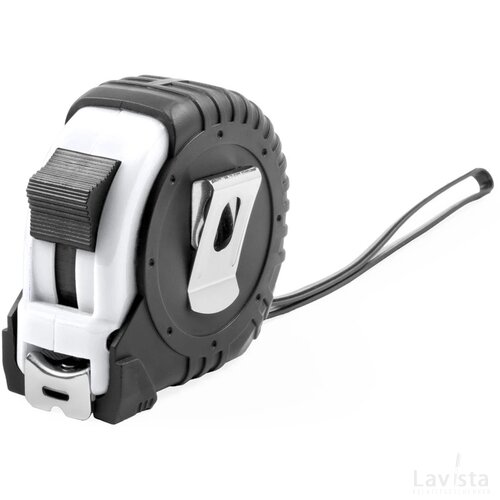 Lange rolmaat 7,5m Wit