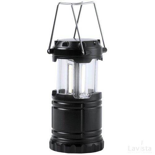 Campinglamp met draaggrepen Zwart
