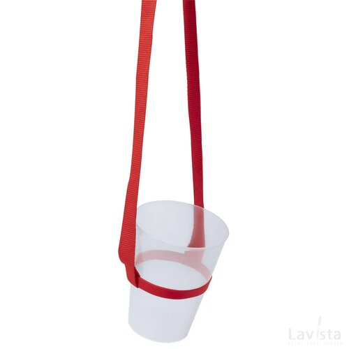 Frinly Drink Houder Lanyard Rood