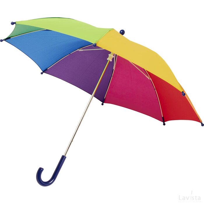 Nina 17" stormparaplu voor kinderen Multi Colour Regenboogkleuren
