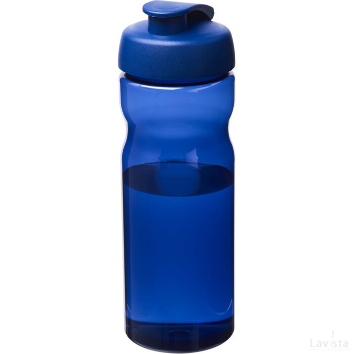 H2O Eco 650 ml sportfles met kanteldeksel blauw Blauw