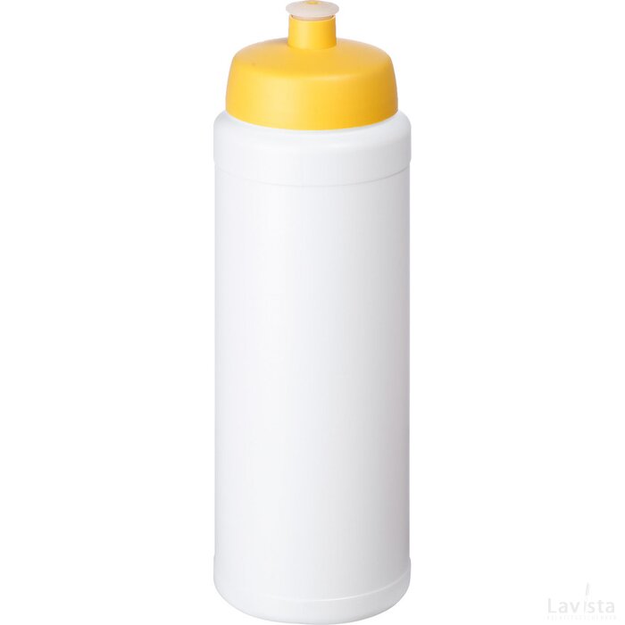 Baseline® Plus 750 ml drinkfles met sportdeksel Wit,geel Wit, Geel Wit/Geel