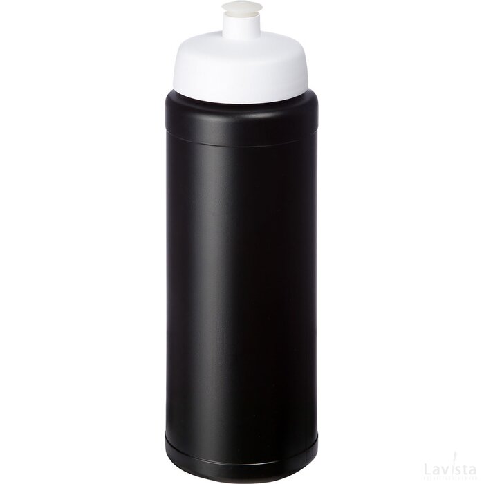 Baseline® Plus 750 ml drinkfles met sportdeksel Zwart,Wit Zwart, Wit Zwart/Wit