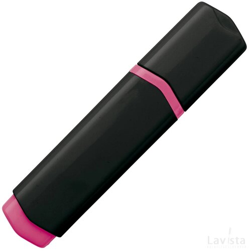 Tekstmarker zwart / roze