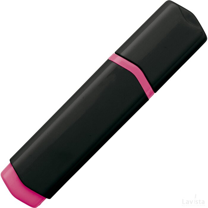 Tekstmarker zwart / roze