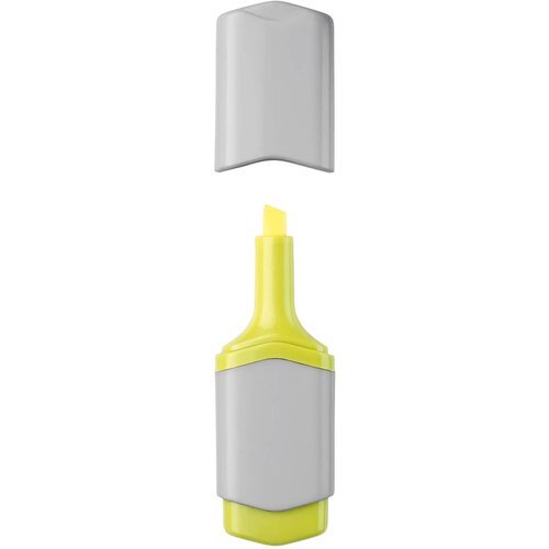 Tekstmarker mini wit / geel