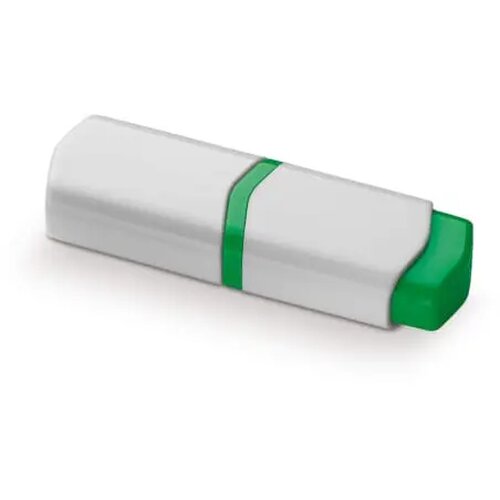 Tekstmarker mini wit / groen