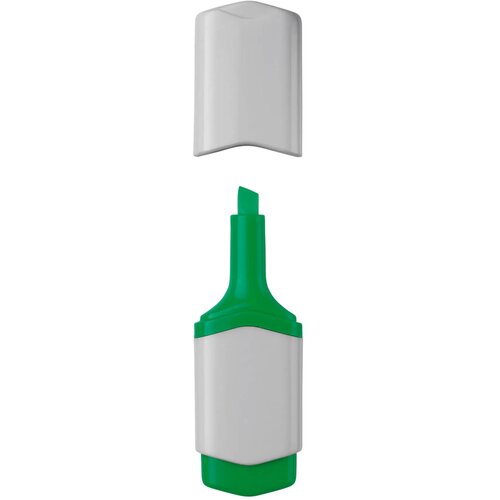 Tekstmarker mini wit / groen