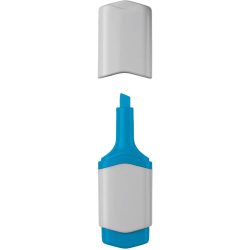 Tekstmarker mini wit / blauw