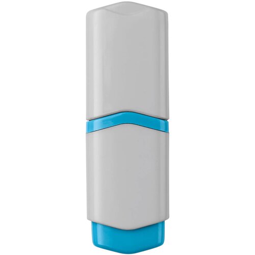 Tekstmarker mini wit / blauw