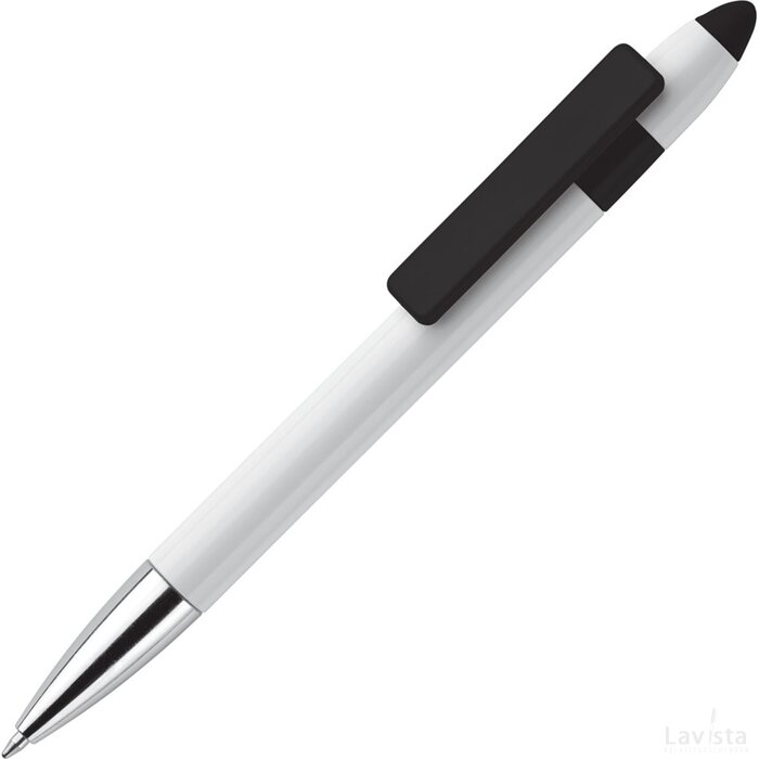 Balpen California stylus hardcolour wit / zwart