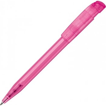 Balpen S45 Clear transparant transparant roze