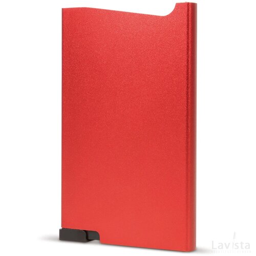 Uitschuifbare aluminium pashouder Rood
