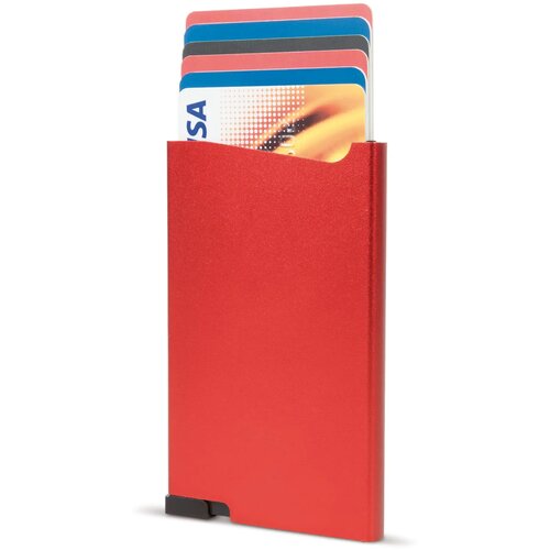 Uitschuifbare aluminium pashouder Rood