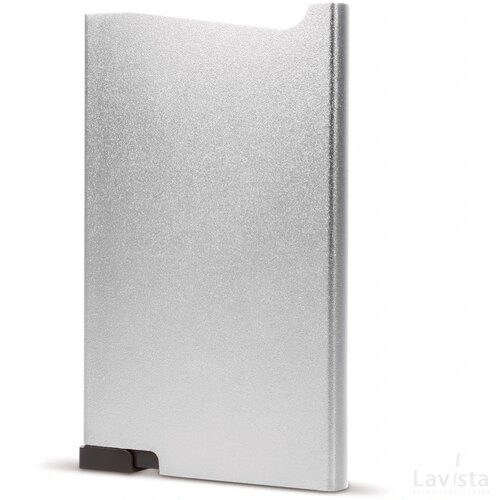 Uitschuifbare aluminium pashouder Zilver