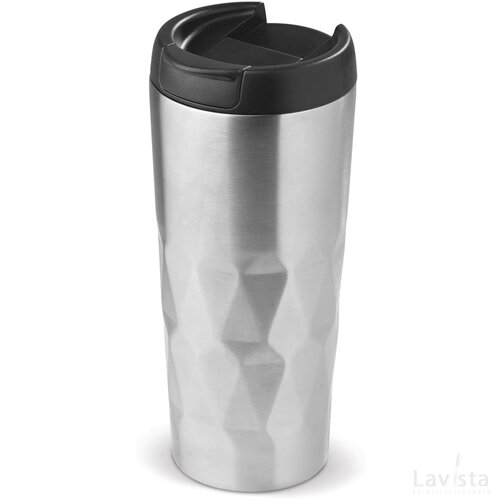 Thermobeker diamant 450ml zilver
