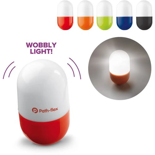 Wobbly light in ei-vorm