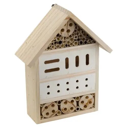 Houten insectenhotel Bruin