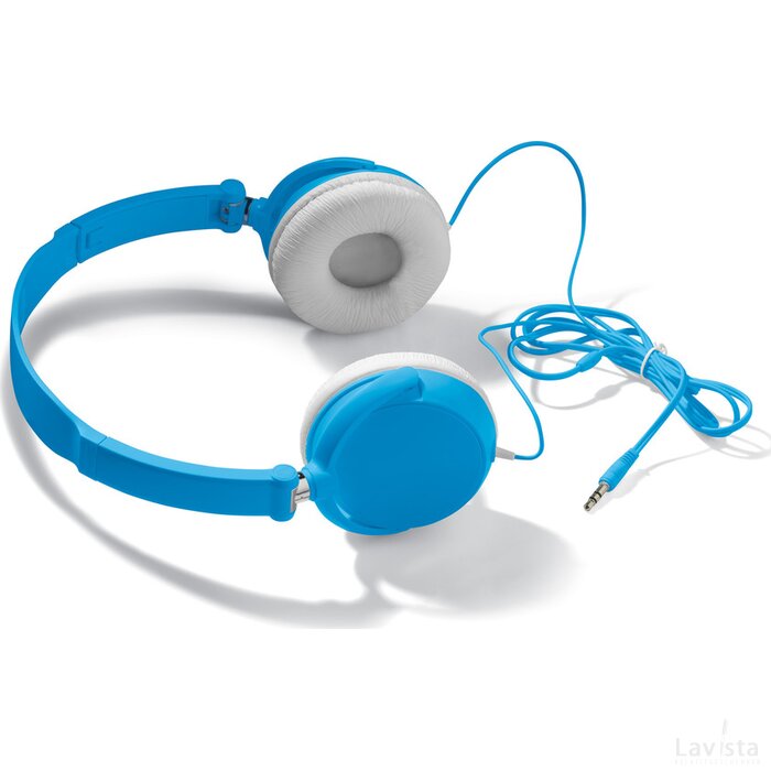 On-ear koptelefoon draaibaar blauw