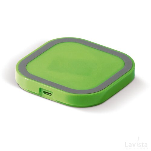 Draadloos oplaadstation 5W licht groen