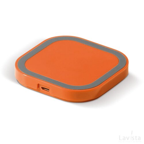 Draadloos oplaadstation 5W oranje