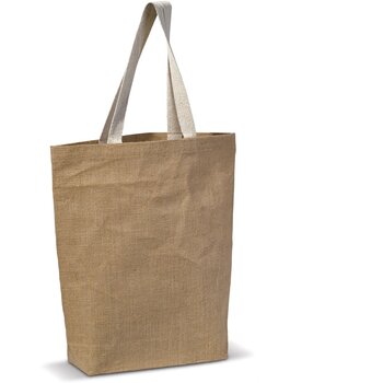 Schoudertas jute 340g/m² natuur