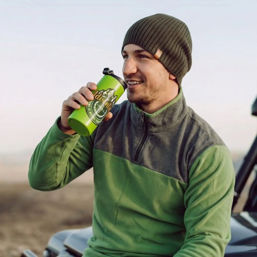 Dubbelwandige thermosbeker (350 ml) Lichtgroen