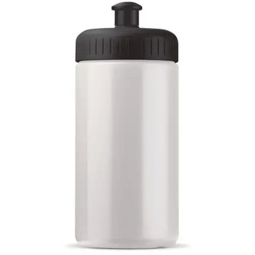 Sportbidon classic 500ml wit / zwart