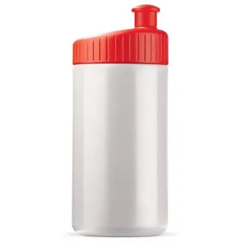 Sportbidon design 500ml wit / rood