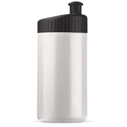 Sportbidon design 500ml wit / zwart