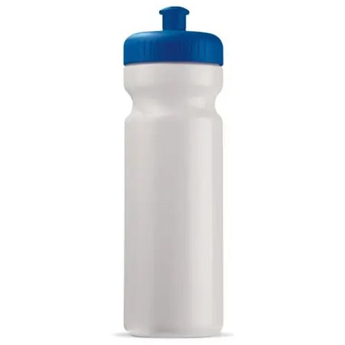 Sportbidon classic 750ml wit / donker blauw