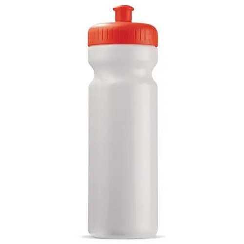 Sportbidon classic 750ml wit / rood