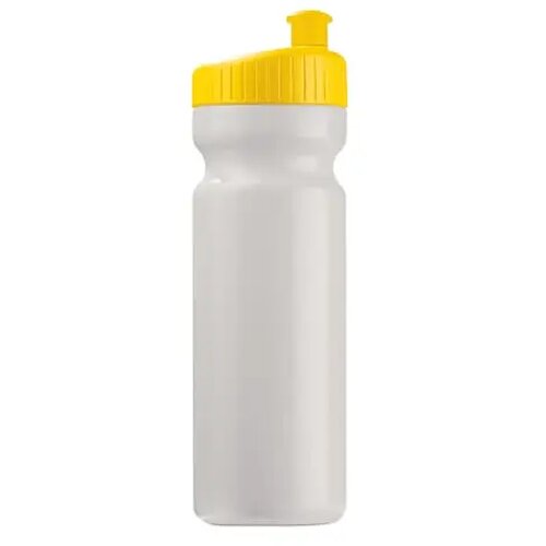 Sportbidon design 750ml wit / geel